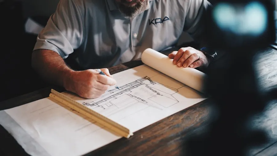 Construction plans and blueprints